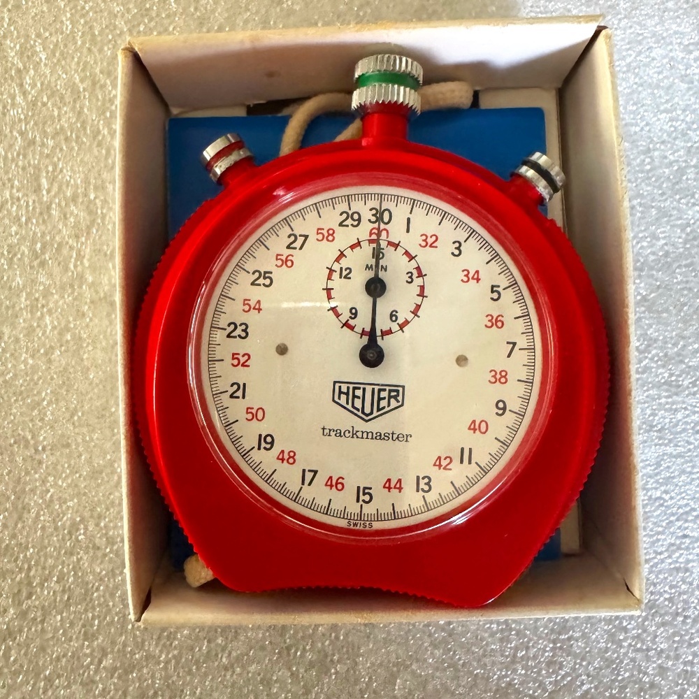 Heuer Trackmaster Stop Watch